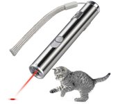 Usb recargable Pet Toys Cat Training Puntero láser con linterna led de alta calidad