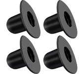 Reemplazo del tapón de la piscina para las piscinas Bestway Ground Agua Filtro Bomba Tapón del orificio del colador (negro)4 piezas