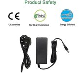 Jtgg WJTG 24v compatible con la fuente de alimentación compalizar con Logitech G25, G27, G29 Racing WheelJ Enchufe del Reino Unido