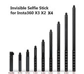 Selfie Stick invisible para Insta360 x3 X2 Selfie Stick Bullet Time Bundle Mango para insta360 x4 Accesorio de cámara panorámica DJI Trípode de pal...