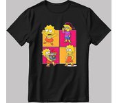 Lisa Simpson Moods Camiseta Manga Corta-BIU212 L