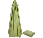 Mejor oferta-descuento 34% Reemplazo de tela Jardín Parasol Cubierta de dosel para 6/8 brazo Patio Sun Umbrella Nuevo caliente Ágata verde 300cm x 6k