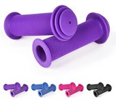Puños de bicicleta para niños Manillar de 22 mm con la más alta protección contra impactos de seguridad-morado