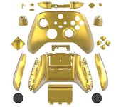 DATA FROG para el controlador de juegos Xbox Series X / S Cubierta de gamepad de repuesto galvanizada de carcasa ABS Multicolor Style A