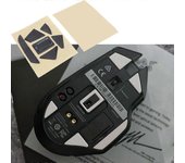 unbrand Mouse Skates Mouse Feet Pad Sticker para Razer Basilisk Ultimate Mouse Glides Curve Edge 1 Set