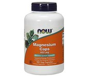NOW Foods NOW Suplementos, Cápsulas de Magnesio 400 mg 180 Cápsulas