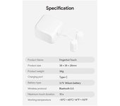 Tuya Fingerbot para pantallas táctiles Smart Life BLE Wireless Touch Switch Robot Remoter para Alexa Home Blanco