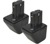 vhbw 2x batería compatible con Gesipa Accubird, Firebird, Punchbird, herramienta Powerbird, herramienta de ajuste de remaches ciegos (3000 mAh, NiM...