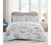 v950 Sábanas Ropa de cama Harry Potter Juegos de cama Funda nórdica de dibujos animados Ligeros 3 piezas Juegos de apuestas para niños niños y niña...