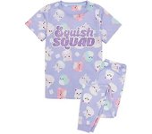 Squishmallows Conjunto de pijama para niños/niños Púrpura 13-14 Years