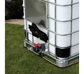 S60x6 Ibc Tanque de agua Adaptador Válvula Tanque de grifo 1000 litros 3/4 "Manguera de jardín