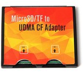 Soporte para tarjeta Micro-SD TF a CF Adaptador Micro-SD Dual TF a Compact Flash Tipo I