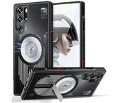 Para ZTE nubia Red Magic 9S Pro+ 5G/9S Pro 5G/9 Pro+ 5G/9 Pro 5G Carcasa magnética Disipación de calor Patadas Negro