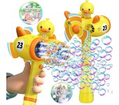 Pistola de burbujas, máquina de burbujas para niños Juguete automático de burbujas 15000+ p