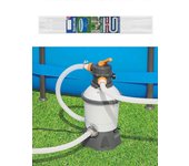 Mejor oferta: cinta de hebilla de manguera de la bomba de filtro de piscina a prueba de fugas de plástico blanco antioxidante fácil de instalar jue...