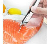 Pinzas de hueso de pescado Pinzers de acero inoxidable Pinucking Bone Plucking Clamp Puller Remover Herramientas de gadgets de cocina Diagonal Plier