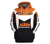 Sudadera con capucha con cremallera de rugby de primavera y otoño Sudadera con capucha de moda impresa digital en 3D suelta y cómoda FC-WY-51-922 XL