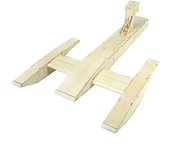 Madera eléctrica RC lancha rápida Barco de aire Barco de carreras de velocidad Kits de construcción de bricolaje controlados por radio, modelo únic...