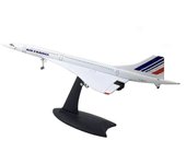 1/200 Concorde Avión de pasajeros supersónico Air France Airways Modelo para colección de exhibición estática Como se muestra