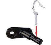 Acoplamiento del remolque de la bicicleta con pasador de bloqueo, 1x bicicleta