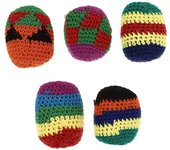 5Pcs Hacky Balls Bolsas de Pie Bolas Tejidas Kick Balls Bolsas de Hilo Tejido Kick Balls Color aleatorio 6.00X4.50X4.50CM