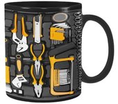 Taza de café divertida Taza de café de cerámica para mecánicos Taza de café de caja de herramientas mecánica grande para cerveza, whisky