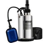 Vevor Bomba de agua automática con interruptor de flotador atado de 1100 W