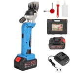 Tijeras de ovejas azul 6 velocidades 200W motor máximo 2600RPM 4000mAh recortadora de alfombras de hoja de aleación para granja familiar 100240V en...