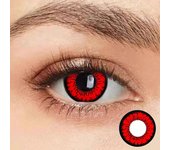 1 par (2pcs) Lentes de contacto cosméticas Lentes de contacto para ojos Suministros de belleza Rojo miel