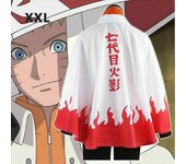 Naruto Shippuden Akatsuki Hokage Robe Cloak Coat Anime Cosplay Disfraz Halloween XXL