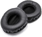 vhbw 2x Almohadillas compatibles con AKG K27p, K27i, K403, K402, K412p, K404, K416p, K414p, K24p, ES5, K420, K26p Auriculares, Poliuretano Negro