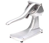 Exprimidor manual de cítricos de naranja y limón de alta resistencia Exprimidor de frutas Herramienta de prensa manual de 9 pulgadas plata