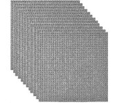 Base clásica base para construir ladrillos compatibles con las principales marcas-placa base 10 " X 10", paquete de 12 Gris claro
