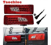 1 par de luces traseras combinadas de luces traseras LED para Scania Truck G400 G450 Luces traseras derechas izquierdas OEM 2380954 2241859 con con...