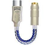 CX31993 HiFi DAC Tipo C a 3,5 mm Amplificador de auriculares Decodificador de audio IEM AMP Adaptador de teléfono móvil B Como se muestra