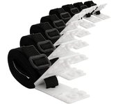 Kit de fijación de cubierta solar de piscina - 8 correas de cubierta solar - Kit de correa de cubierta solar - Fijación de carrete de cubierta - Ta...