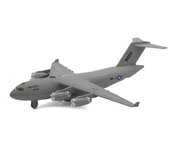 Sonido De Aleación Y Luz De Retroceso Avión Militar Modelo C17 Overlord Avión De Transporte Avión De Combate Aviones De Juguete Para Niños SX Ceniza