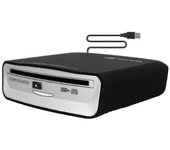 Reproductor de CD universal externo compatible con el automóvil: reproductor de CD portátil, se conecta al puerto USB del automóvil, computadora po...