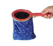 unbrand 2 piezas de trucos de magia bolsa de cambio para principiantes mago prop magia bolsa universal Estrella azul
