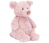 Linda muñeca de peluche rosa Figura de cerdo Decoración Juguetes de peluche para niños 33cm