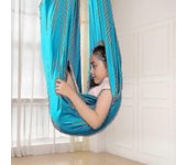 Columpio de terapia sensorial para niños para interiores y exteriores 360 niños columpio hamaca elástica terapia de abrazo silla colgante (xq) Borg...