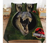 v4666 Sábanas Ropa de cama Jurassic-Park 3 PCS Juego de confort con 2 fundas de almohada,Juego de sábanas Jurassic-Park Juego de sábanas para niños...