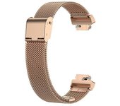 Para Fitbit inspire 3 Acero inoxidable malla fina correa de reemplazo banda reloj inteligente con hebilla