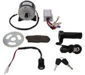 Kit de controlador de motor eléctrico de CC de 24V 250W con plato de 55T Cadena de 146L para mini motos Scooter eléctrico Motocicleta