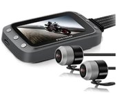 WiFi Motocicleta DVR Dash Cam 1080P + 1080P Full HD Vista Trasera Delantera Cámara de Motocicleta Impermeable GPS L Como se muestra