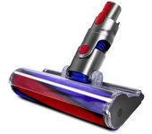 Cabezal de limpieza de rodillo suave de liberación rápida para cabezal de cepillo de piso de aspiradora V7 V8 V10 V11 V15 como se muestra