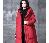 SML Invierno Nuevas chaquetas de plumas Ropa de abrigo para mujer Abrigos de plumas casuales vintage literarios simples abrigos largos gruesos a pr...