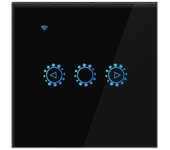 Atenuador inteligente LED presione el interruptor de luz Wifi Interruptor de pared de atenuación de bombilla inteligente UE / Reino Unido con voz d...