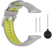 Correa de reloj de silicona para Polar Vantage V2 Verde gris