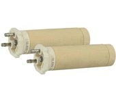 vhbw 2x elemento calefactor compatible con Leister Triac S, Triac S Eco Pistola de soldadura de aire caliente - Núcleo calefactor cerámico, 3,1 x 1...
